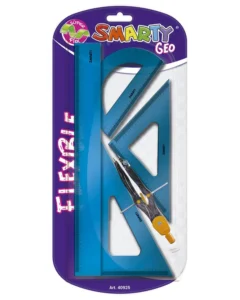Juego de Geometría Grande SMARTY GEO FLEXIBLE AZUL