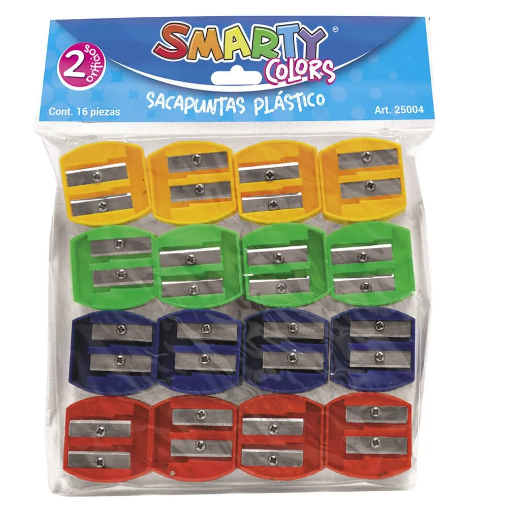 Sacapuntas de Plástico Rectangular Duo
