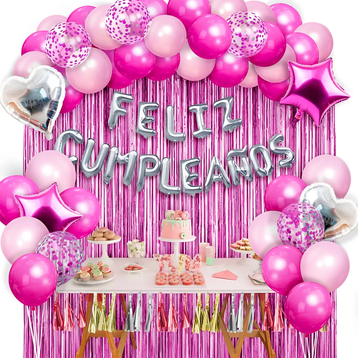 Kit de Globos Decoración de Cumpleaños Variados - Imagen 2
