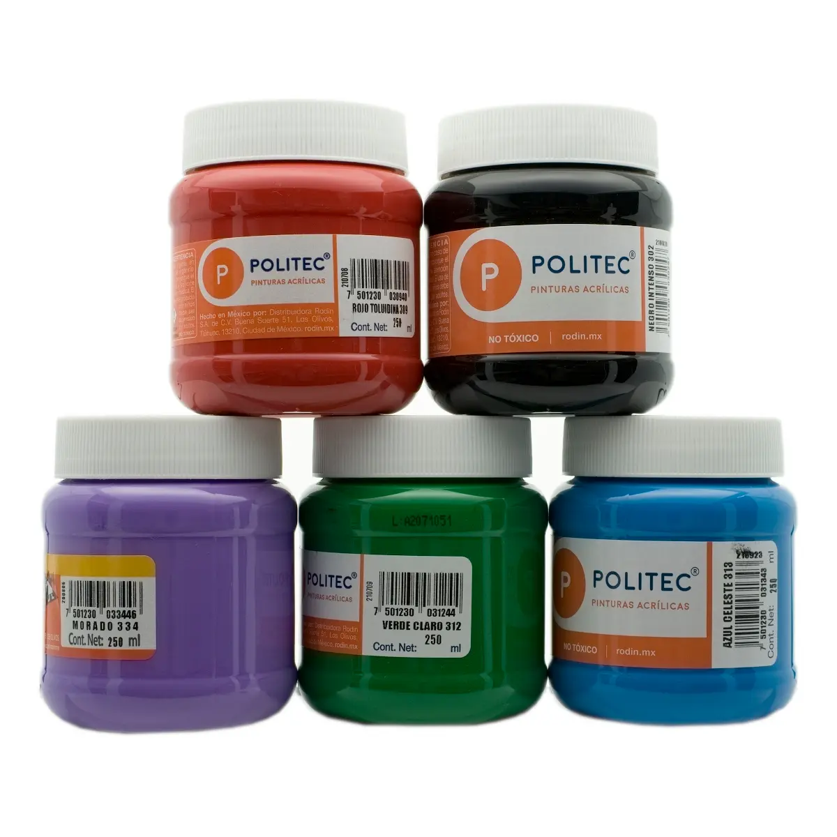 Pintura acrílica POLITEC 250ml