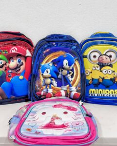 Mochila 3D de personajes animados
