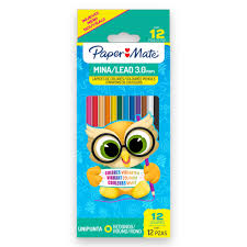 Caja colores redondos 12 pz PAPER MATE