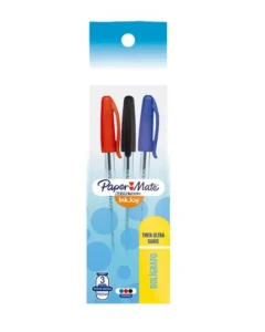 Bolígrafos PaperMate Punto Mediano kit 3 piezas