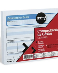 Block comprobantes de gastos RAYTER